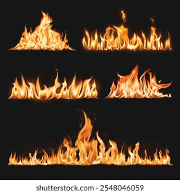 fire flame design background removes