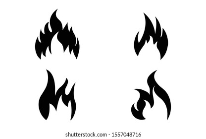 Fire Flame - Heat Flame Energy Bonfire icons set latest new