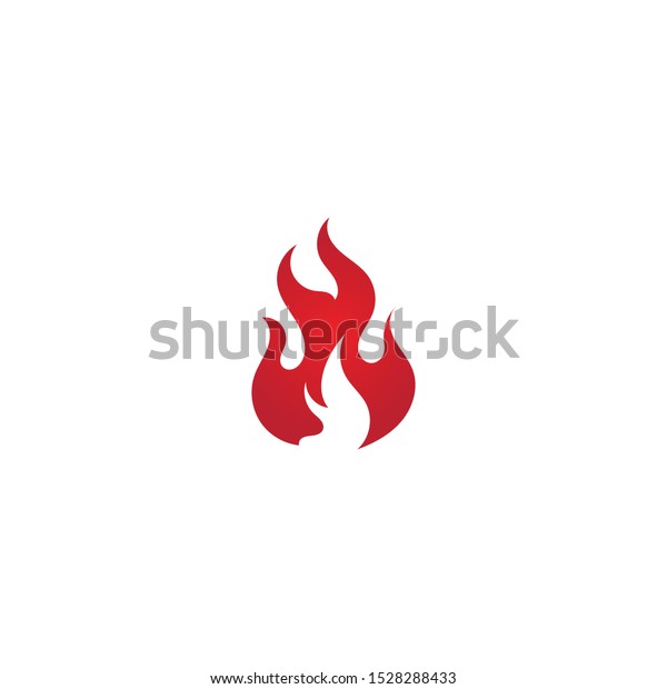 Fire flame hot burn logo\
and symbol