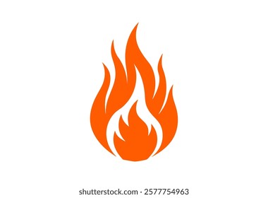fire, flame, hot, vector, heat, burn, icon, 