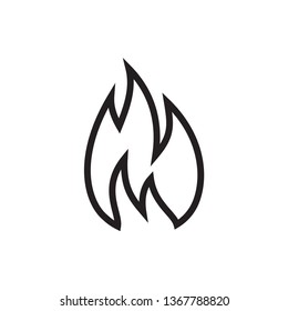 Fire flame icon design collection
