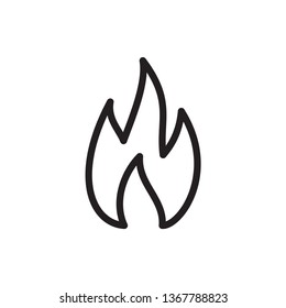 Fire flame icon design collection