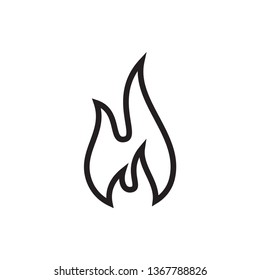 Fire flame icon design collection