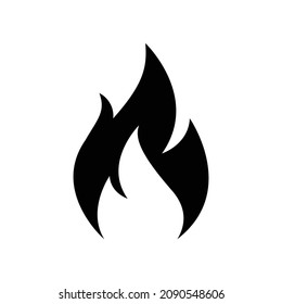 fire flame icon design isolated on white background