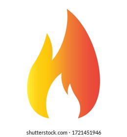 Fire Flame Icon Fire Hot Flames Stock Vector (Royalty Free) 1721451946 ...