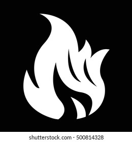 Fire Flame icon illustration design