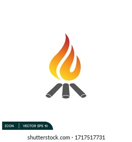 Logo-Vorlage für Brandflamme-Symbol-Leuchtfeuerzündung Vektorgrafik10
