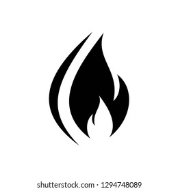 fire flame icon symbol vector