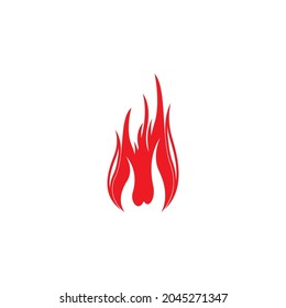 Fire flame icon and symbol vector illustration