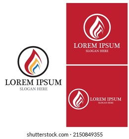 Fire flame icon and symbol vector illustration