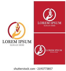 Fire flame icon and symbol vector illustration