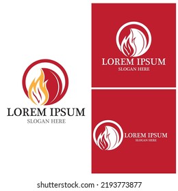 Fire flame icon and symbol vector illustration