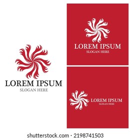 Fire flame icon and symbol vector illustration