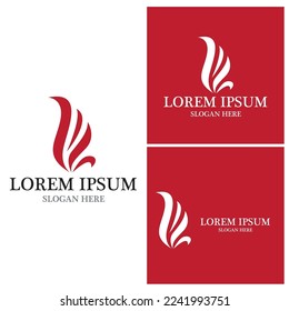 Fire flame icon and symbol vector illustration