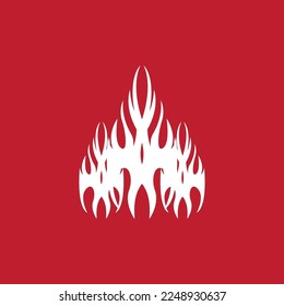 Fire flame icon and symbol vector illustration