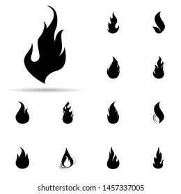 fire, flame icon. Universal set of fire for website design and development, app development
