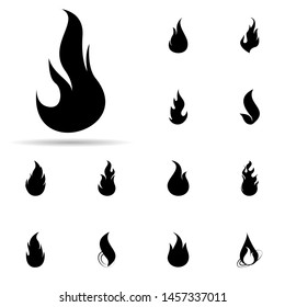 fire, flame icon. Universal set of fire for website design and development, app development