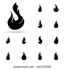 fire, flame icon. Universal set of fire for website design and development, app development
