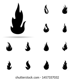 fire, flame icon. Universal set of fire for website design and development, app development