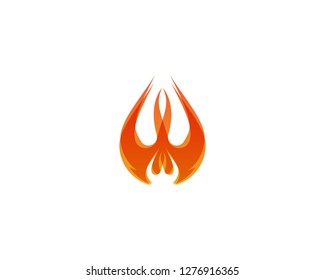Fire flame icon vector illustration