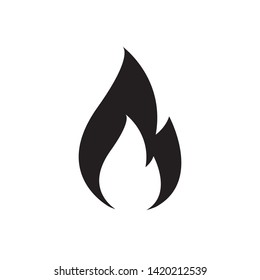 fire flame icon vector illustration