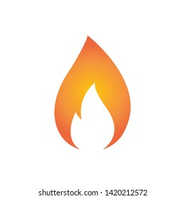 fire flame icon vector illustration