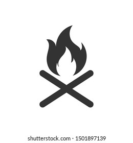 Fire flame icon vector illustration design template.