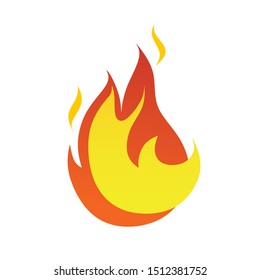 Fire flame icon vector illustration