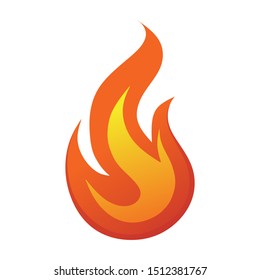 Fire flame icon vector illustration