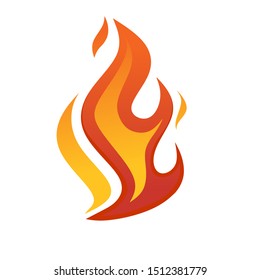 Fire flame icon vector illustration