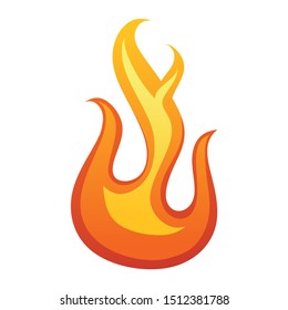 Fire flame icon vector illustration
