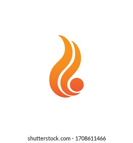 Fire Flame Icon Vector Illustration