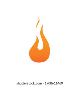 Fire Flame Icon Vector Illustration