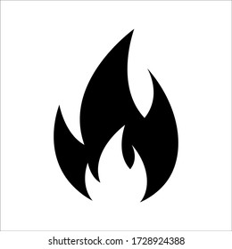 Fire flame icon vector illustration design template