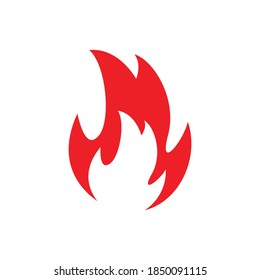 Fire flame icon. vector illustration