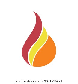 Fire Flame icon vector illustration symbol