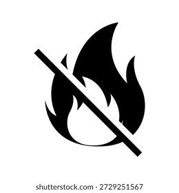 Icono de llama de fuego. Ilustración vectorial. Ilustración vectorial de llama de fuego. Emoticon de fuego de alta calidad aislado sobre fondo blanco