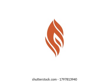fire flame icon vector logo