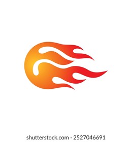 Fire Flame Icon Vector Logo Template