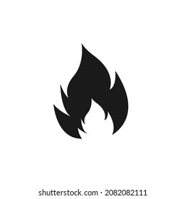Fire flame icons symbol vector elements for infographic web