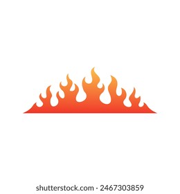 fire flame illustration vector design