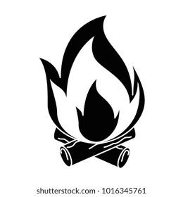 fire flame isolated icon