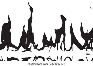 fire flame like texture, black fire flame texture with white background.
