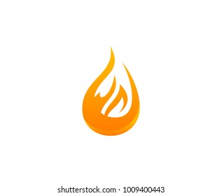Fire flame logo