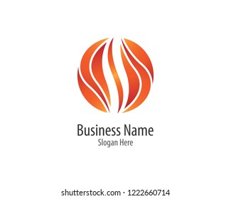 Fire flame logo
