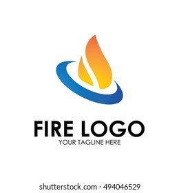 Fire flame logo