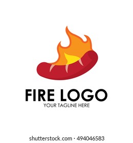 Fire flame logo