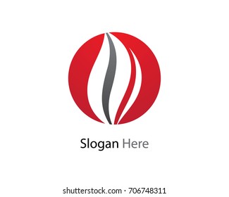 Fire flame logo