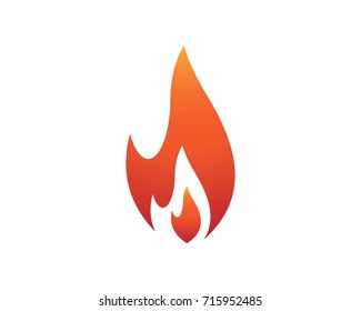 Fire flame Logo  