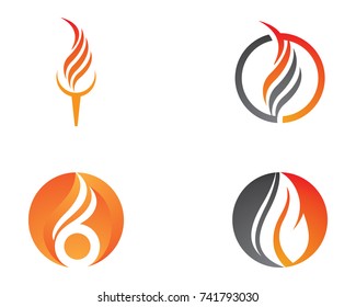 Fire flame Logo  